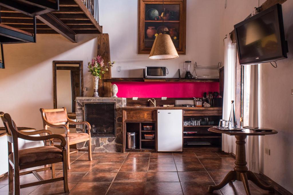 Kuchyň nebo kuchyňský kout v ubytování Hotel Villa Cassis