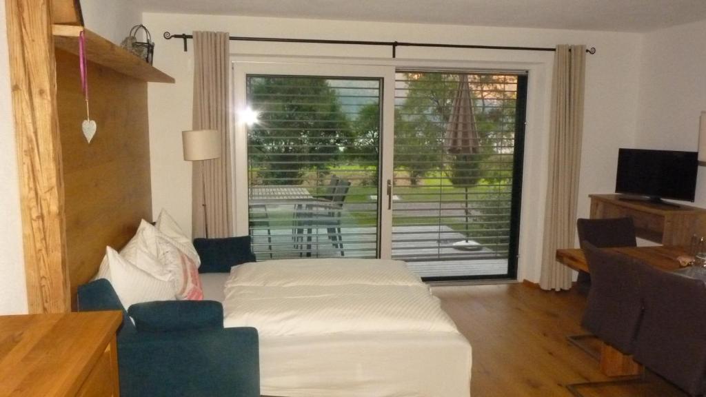 Letto o letti in una camera di Landgut Wagnerfeld