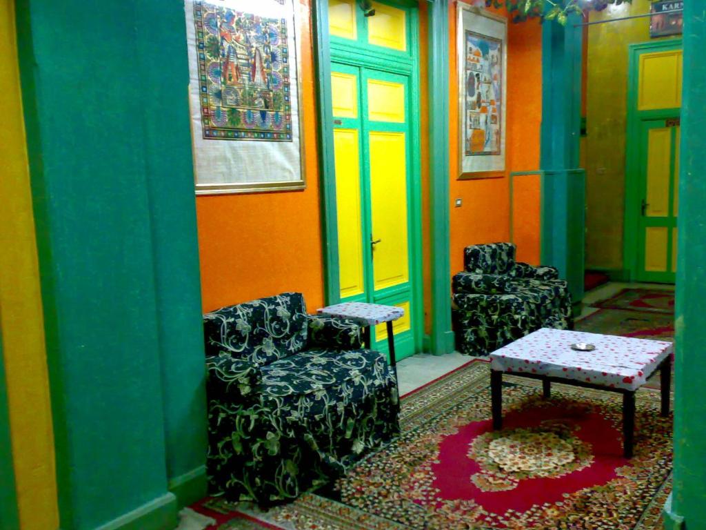 Posezení v ubytování African House Hostel