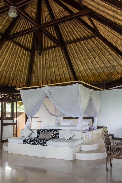 Posezení v ubytování Seraya Shores Bali