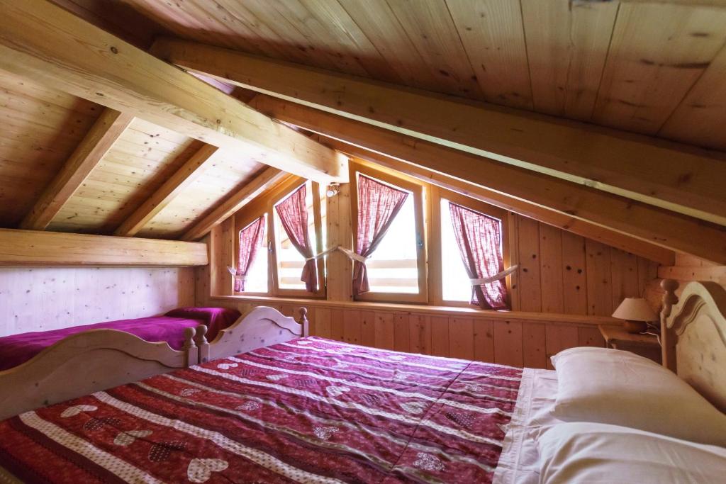 Postel nebo postele na pokoji v ubytování Agritur Manoncin