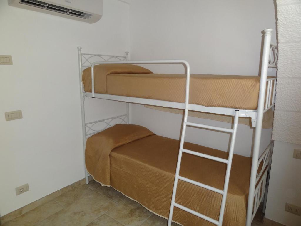 Palanda nebo palandy na pokoji v ubytování Trulli la macchia