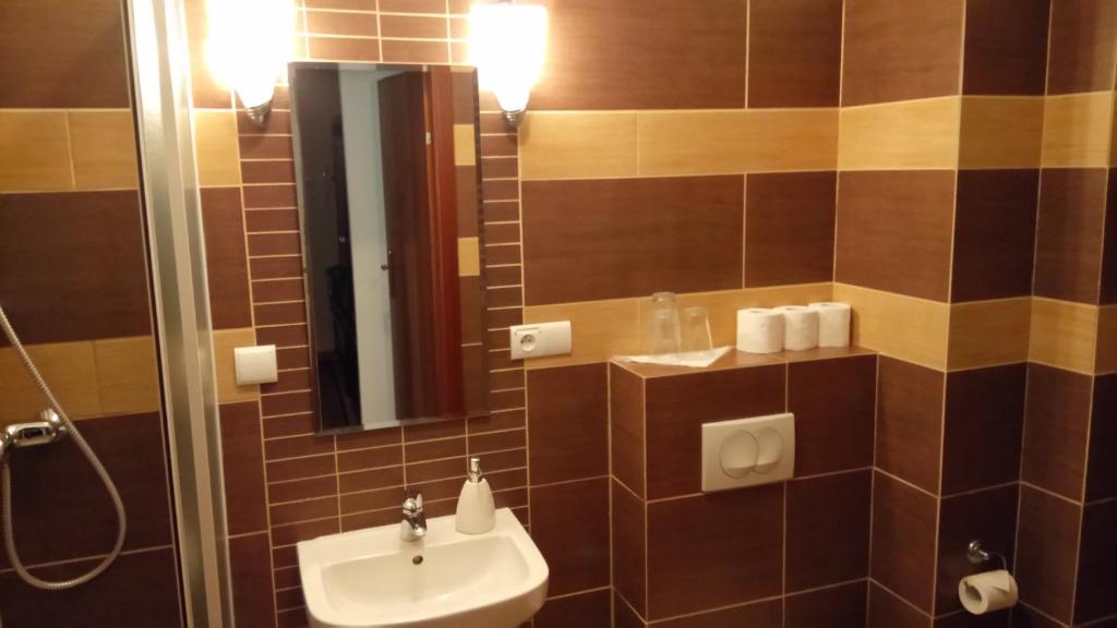 Kúpeľňa v ubytovaní Apartament Bambusowy