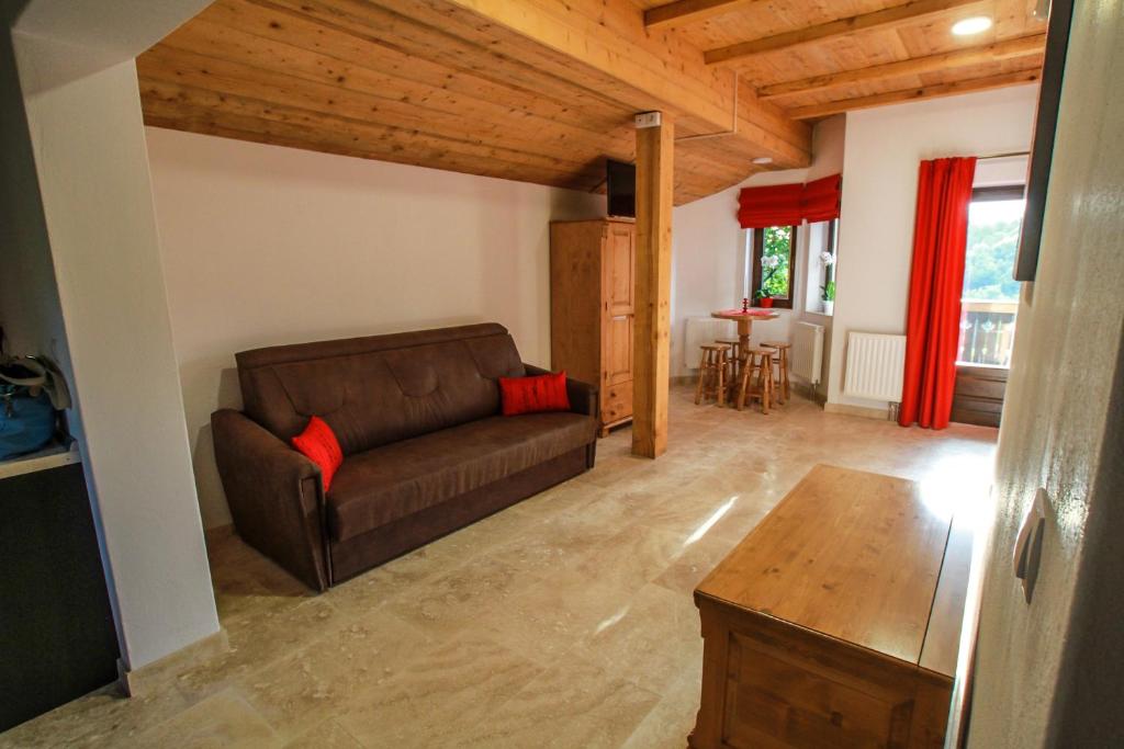 Χώρος καθιστικού στο Vila Vista Sovata