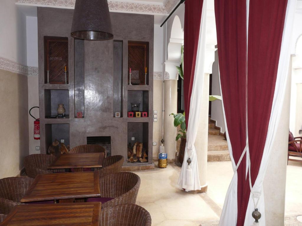 Posezení v ubytování Riad Elias & Spa
