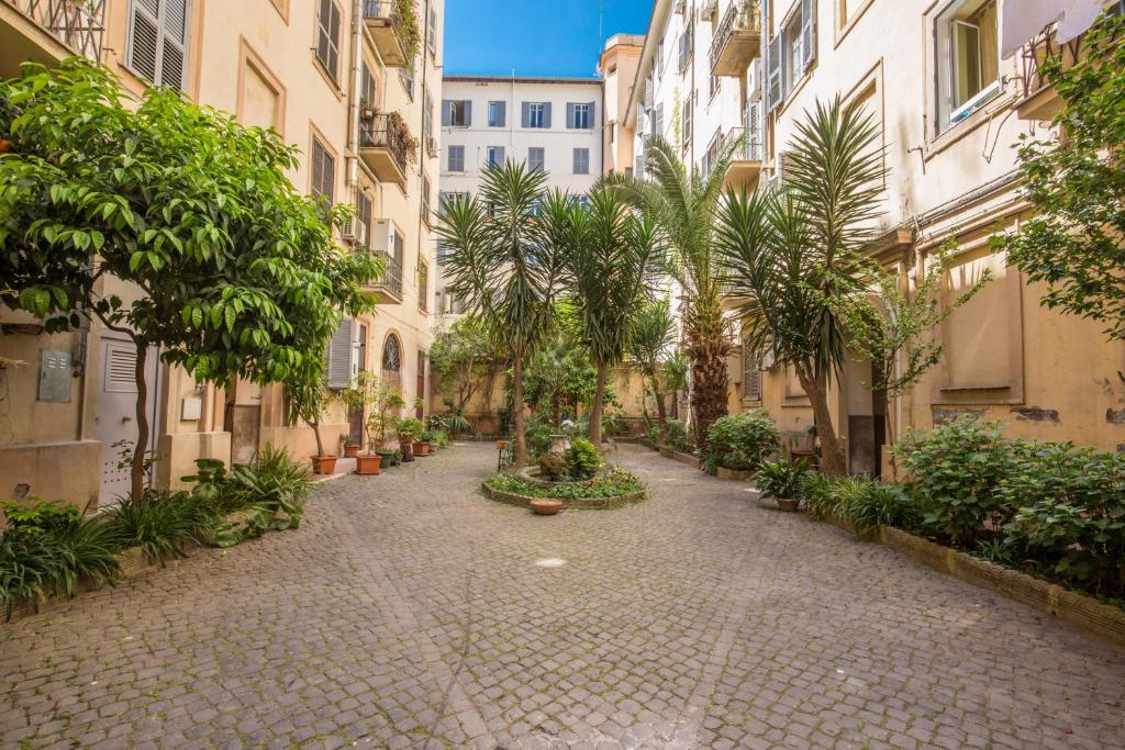 Vonkajšia záhrada v ubytovaní Hotel Maryelen