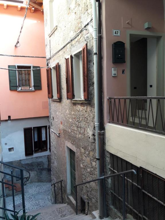Balkón nebo terasa v ubytování Casadina