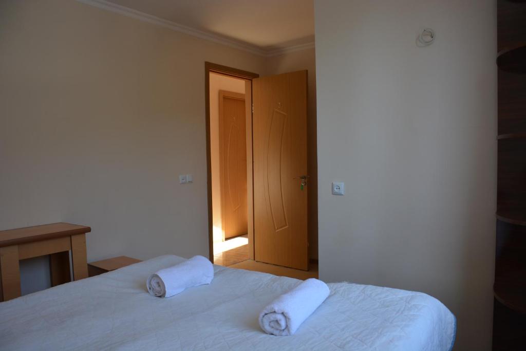 Postel nebo postele na pokoji v ubytování House in Mestia