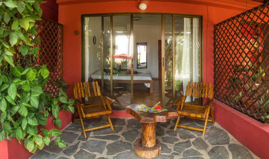 Patio nebo venkovní prostory v ubytování Hotel Laguna del Cocodrilo