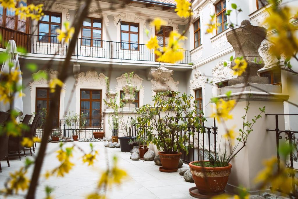 Zahrada ubytování Hotel U Zlateho jelena