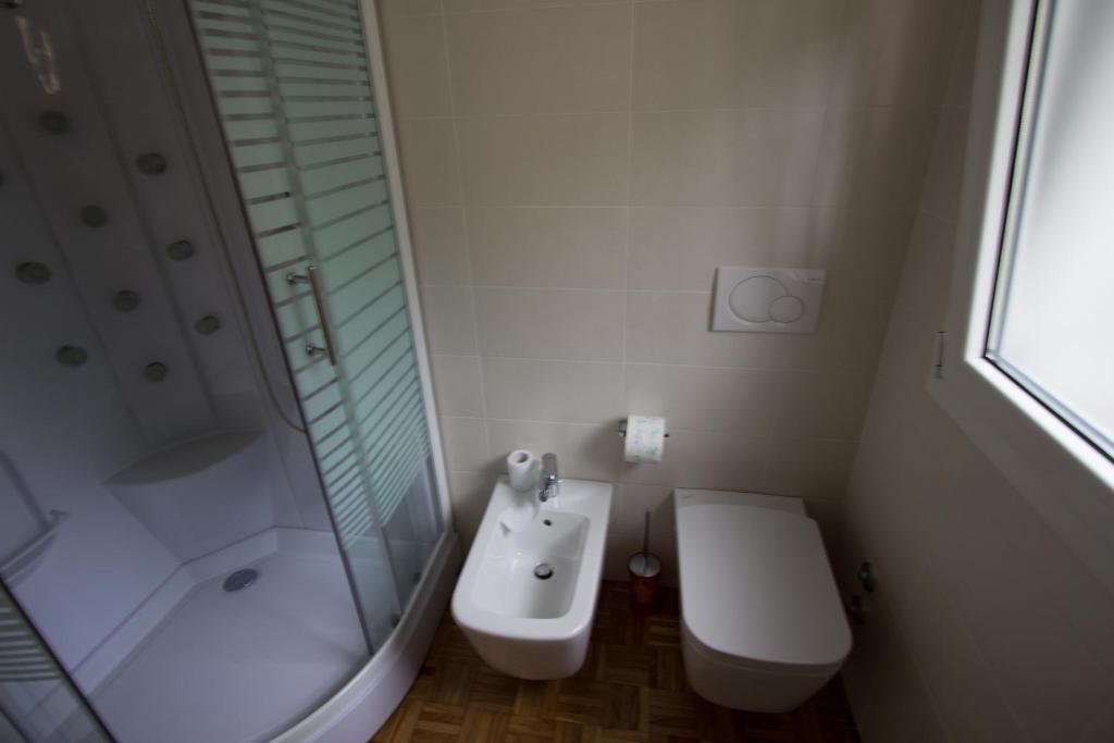 Koupelna v ubytování B&B Marina