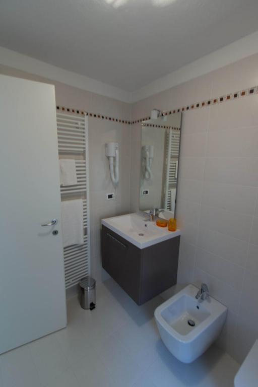 Koupelna v ubytování B&B Marina