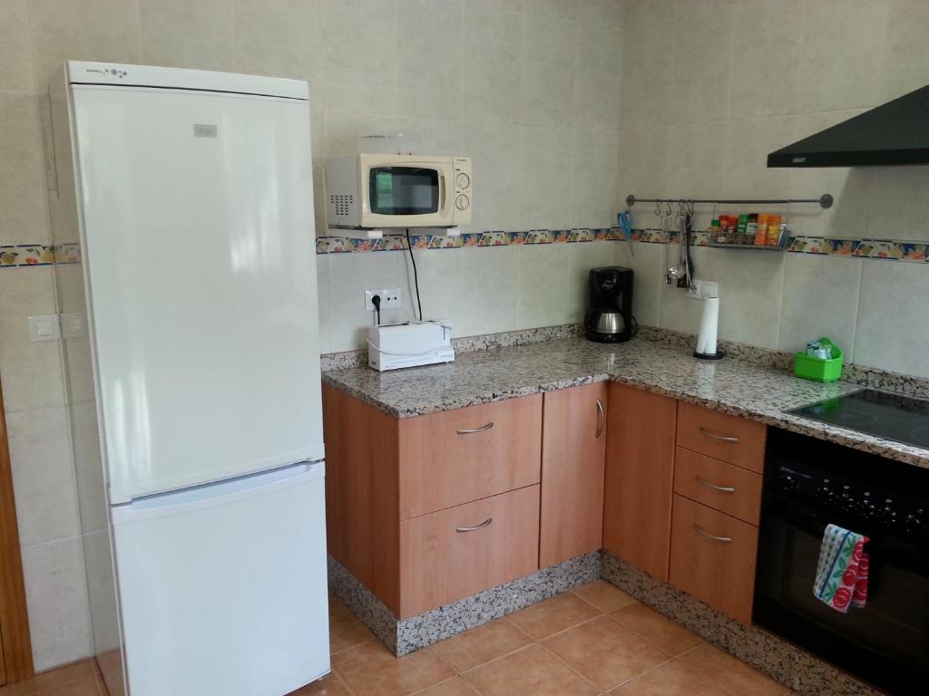 Kuchyň nebo kuchyňský kout v ubytování Rural Romana