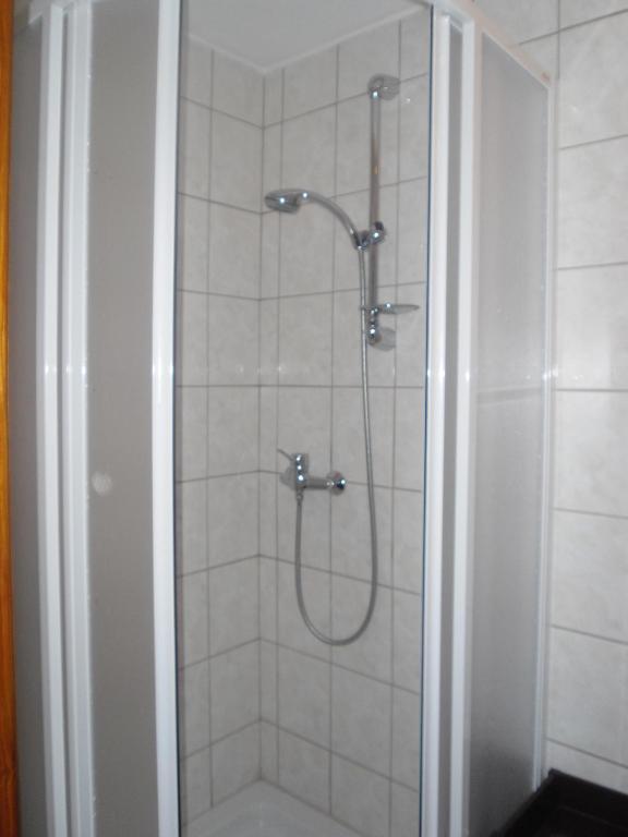 Koupelna v ubytování Penzion Podhradí