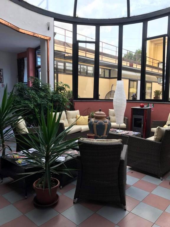 Posezení v ubytování Hotel Ebe