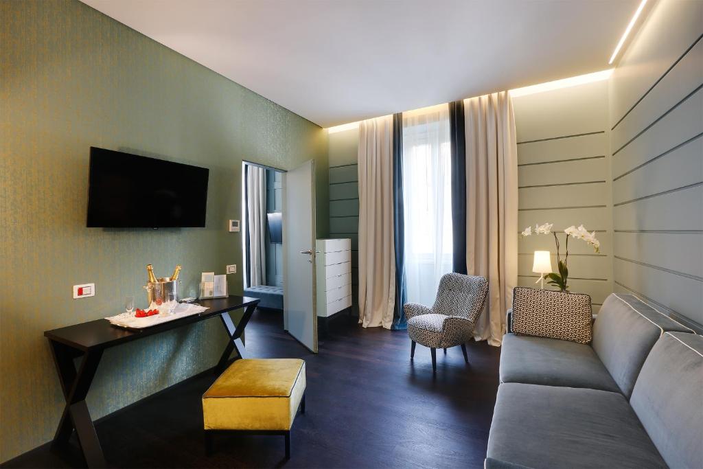 TV o dispositivi per l'intrattenimento presso Stendhal Luxury Suites