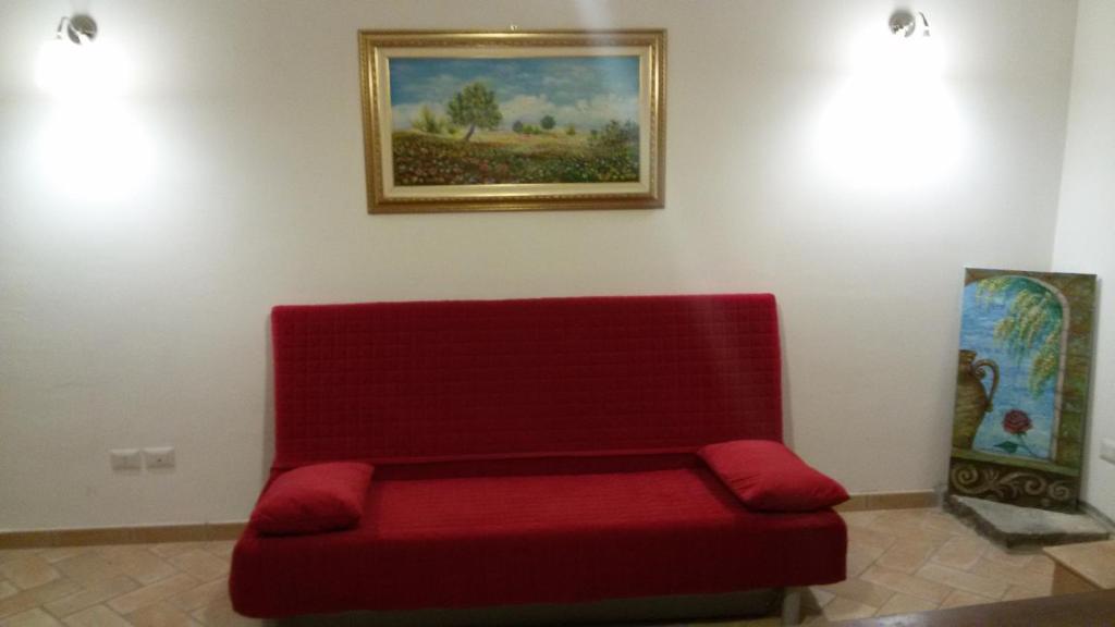 Posezení v ubytování Agriturismo campagna in compagnia