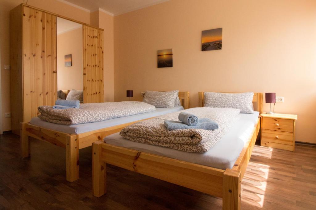 Postel nebo postele na pokoji v ubytování City Apartments Herne