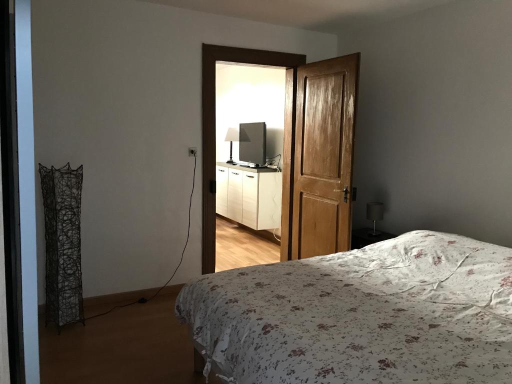 Postel nebo postele na pokoji v ubytování Gite Du Rittersberg