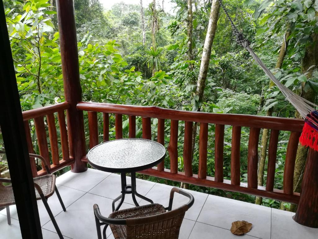 Balkón nebo terasa v ubytování Hotel Rancho Cerro Azul