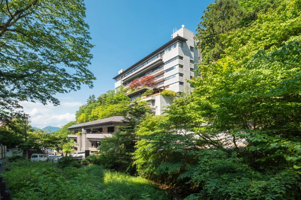 Gedung tempat ryokan berlokasi