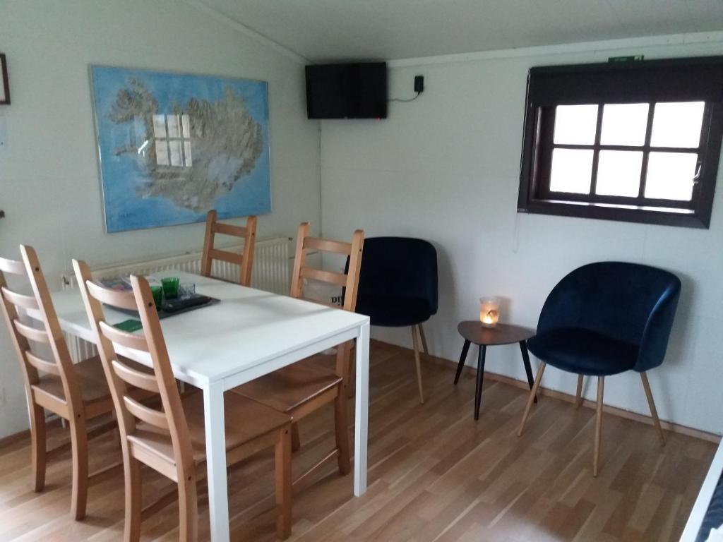 Posezení v ubytování Ásólfsstaðir Miðtún