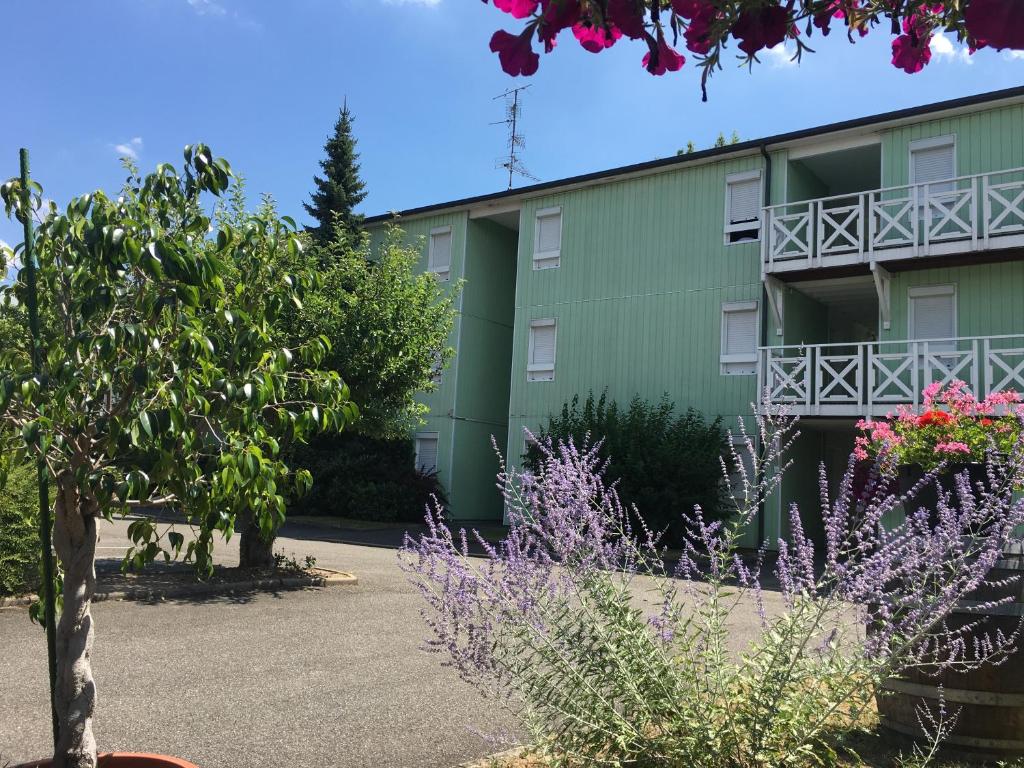 Zahrada ubytování Fast Hotel Colmar Houssen