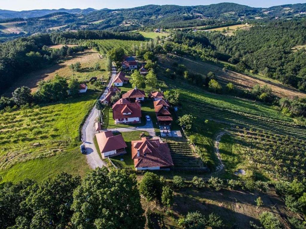 Příroda nedaleko venkovského domu