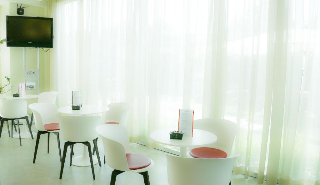 TV a/nebo společenská místnost v ubytování Hotel Kristal 3 Stelle Superior