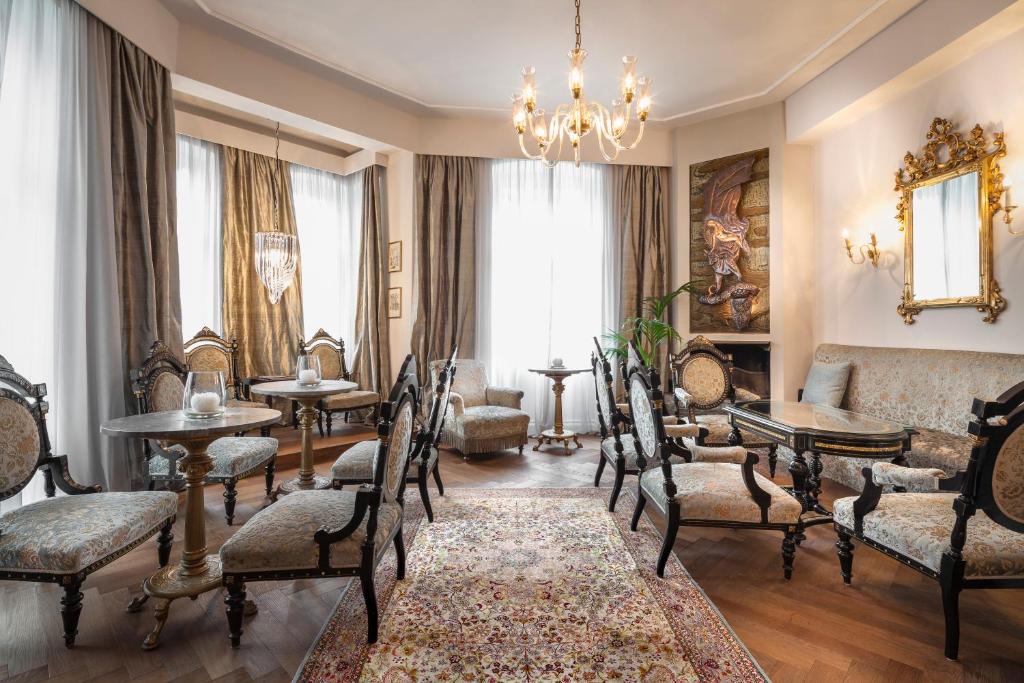 Część wypoczynkowa w obiekcie Hotel Europa Splendid