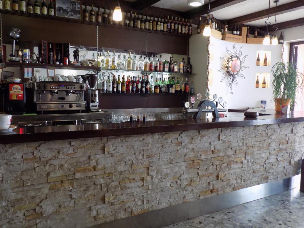 Lounge nebo bar v ubytování Hotel Udinese da Aldo