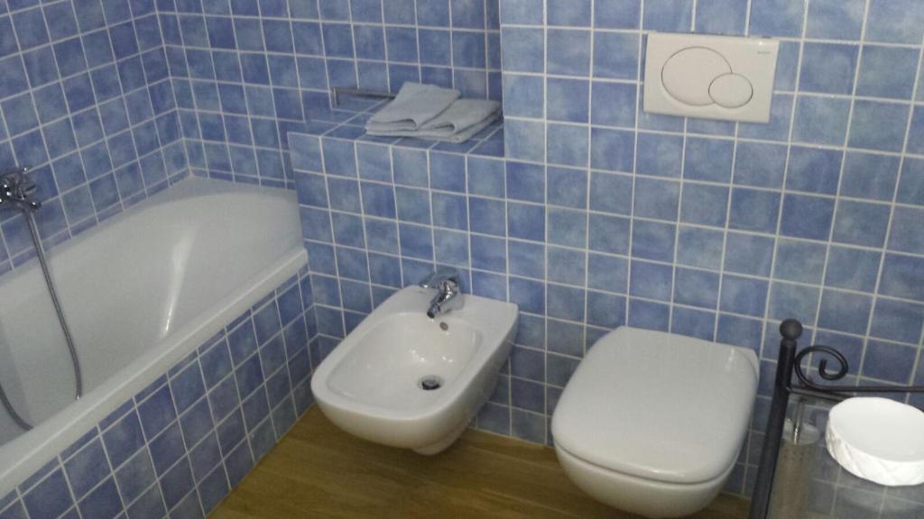 Kúpeľňa v ubytovaní Villa Monteggia