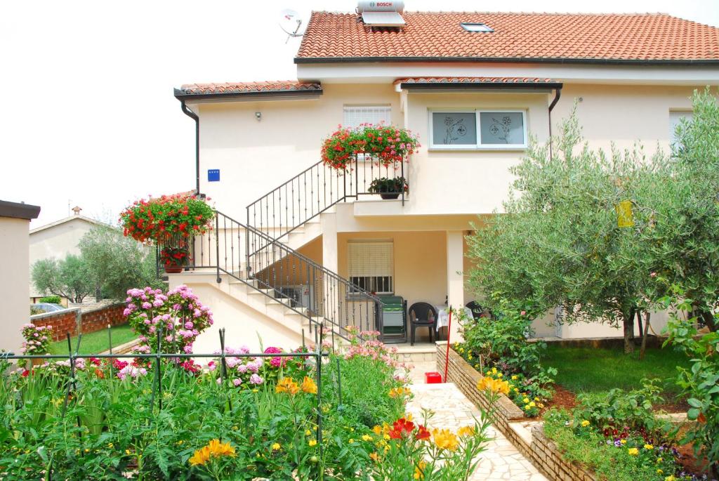 Zahrada ubytování Apartments Hortensia
