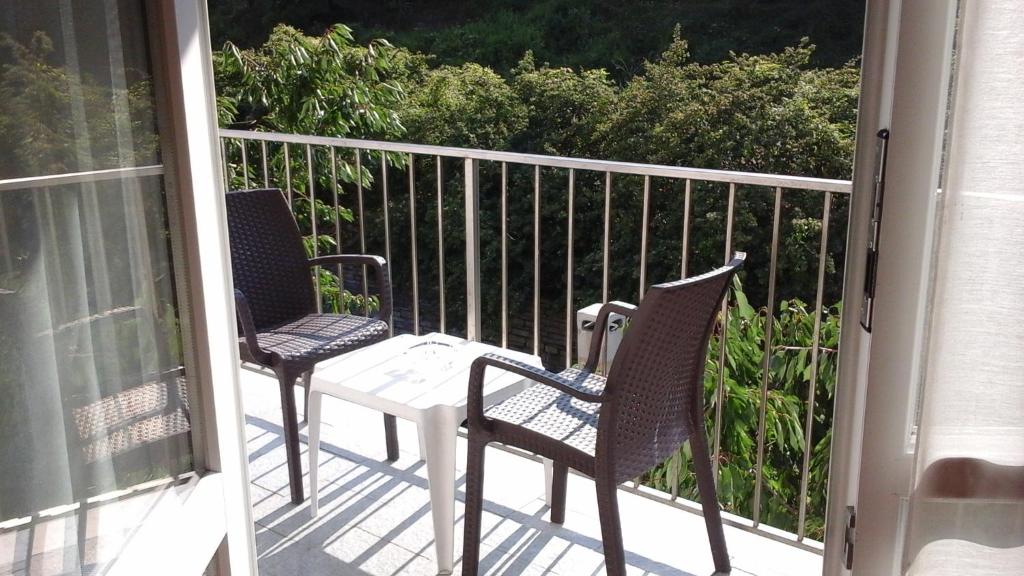 Balkón alebo terasa v ubytovaní Bed & Breakfast 4U PARCHEGGIO INTERNO
