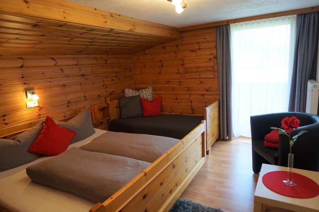 Posteľ alebo postele v izbe v ubytovaní Ferienhaus Melmer Florian