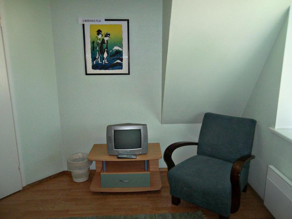 TV a/nebo společenská místnost v ubytování Kotka Housing-FreeParking