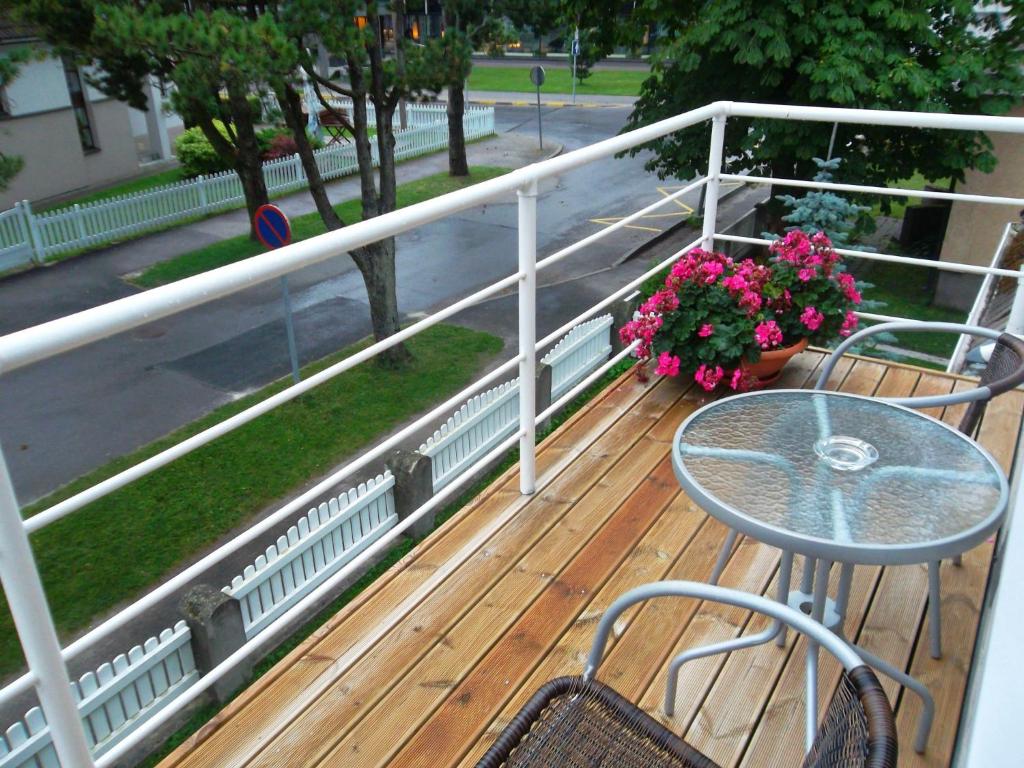 Balkón nebo terasa v ubytování Kotka Housing-FreeParking