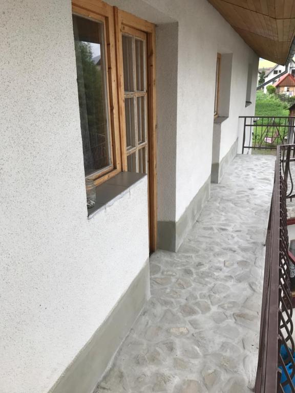 Balkón nebo terasa v ubytování Dovolenkový dom Zuberec