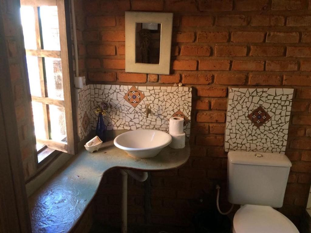 Kupatilo u objektu hostelvi guesthouse