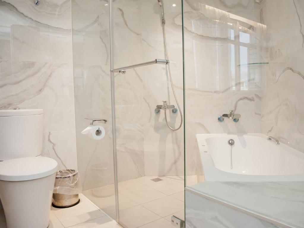 Vannituba majutusasutuses KDM Hotel