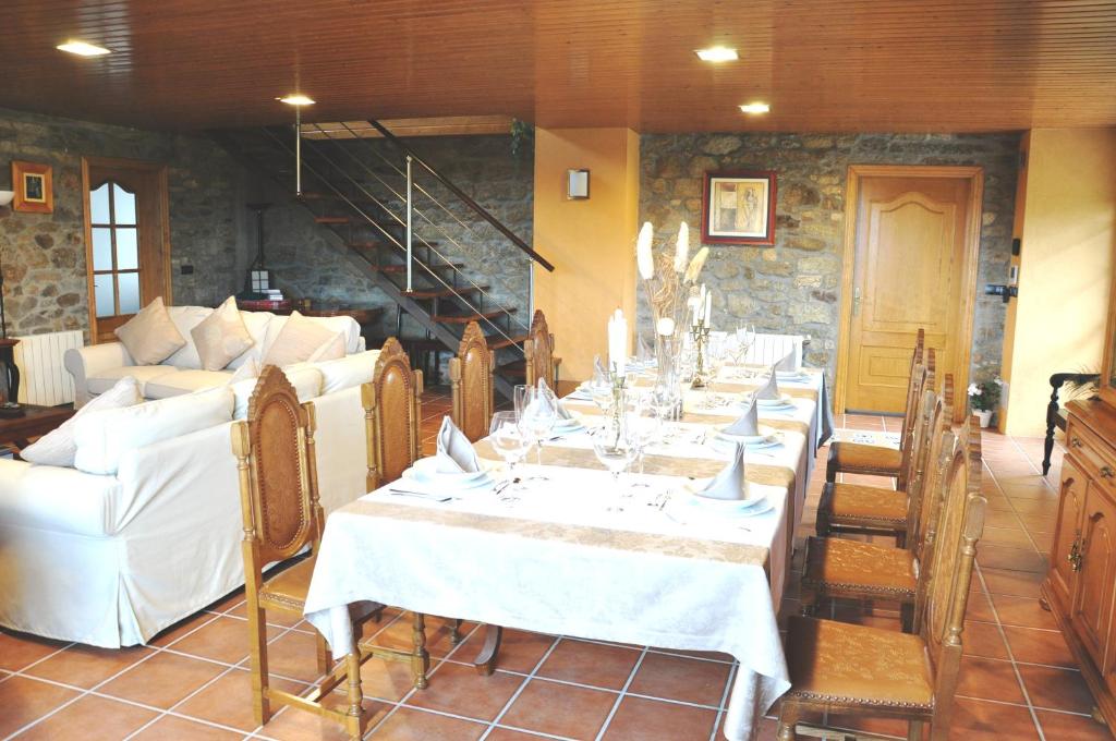 Posezení v ubytování Casa Vilar de Friol