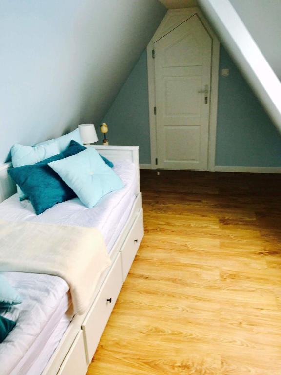 Łóżko lub łóżka w pokoju w obiekcie Apartamenty Platinum