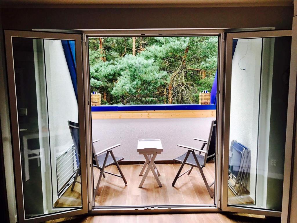 Balkon lub taras w obiekcie Apartamenty Platinum