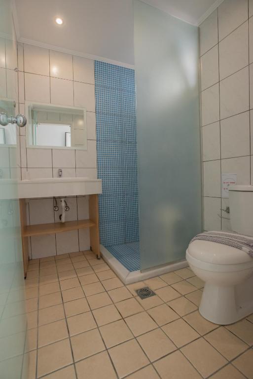 Koupelna v ubytování Fragiskos Hotel