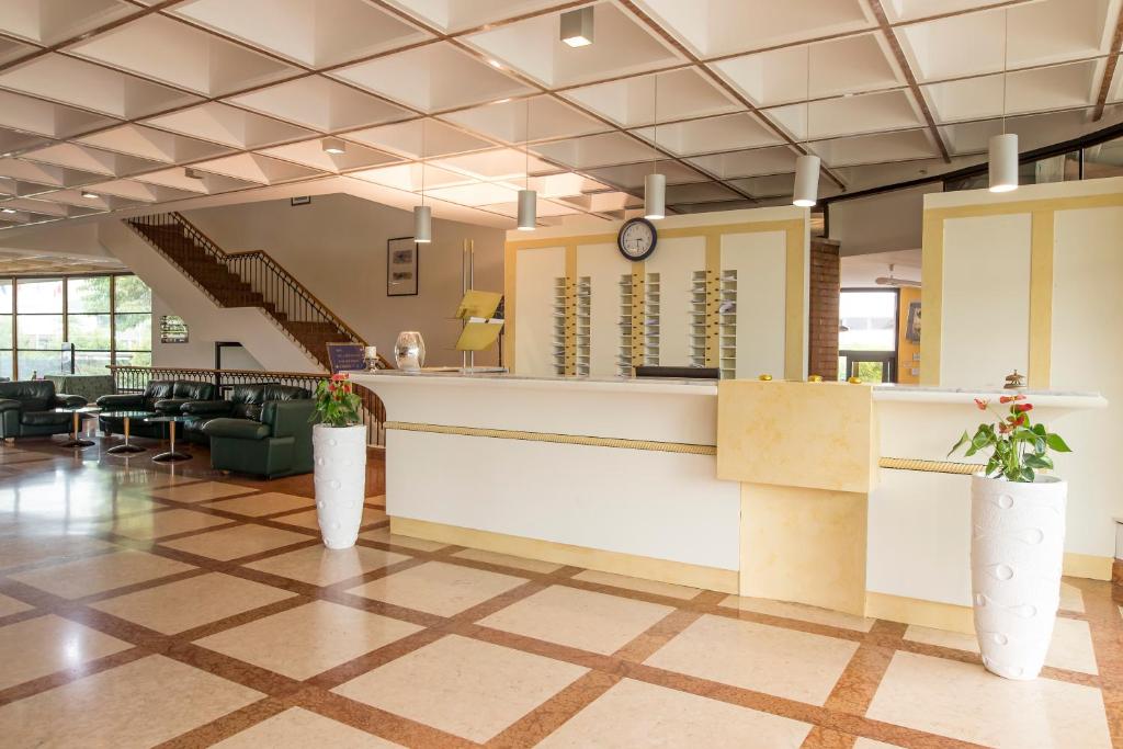 Vstupní hala nebo recepce v ubytování Hotel Cangrande Di Soave