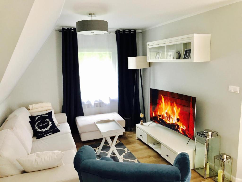 Część wypoczynkowa w obiekcie Apartamenty Platinum