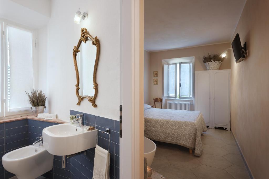 Koupelna v ubytování La Bellavita B&B
