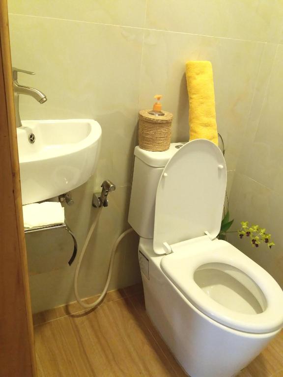 Koupelna v ubytování ANGKOR DINO B&B
