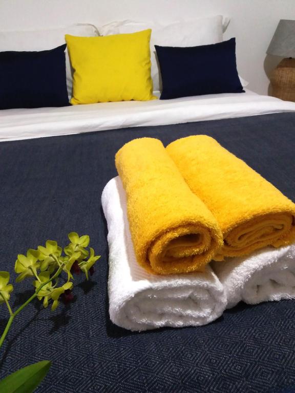 Postel nebo postele na pokoji v ubytování ANGKOR DINO B&B