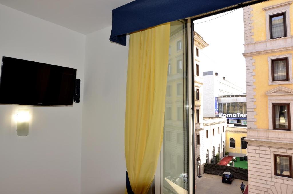 TV a/nebo společenská místnost v ubytování Hotel Tex